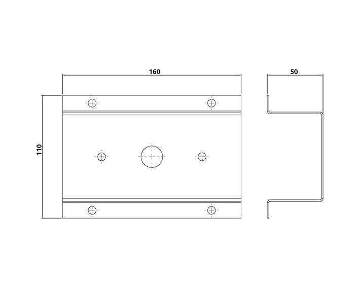Distans Utanpåliggande kabel i gruppen Produkter / Tillbehör hos Nokalux (955421)