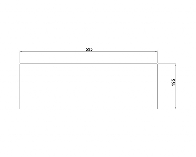 Hygienskydd 595x195mm