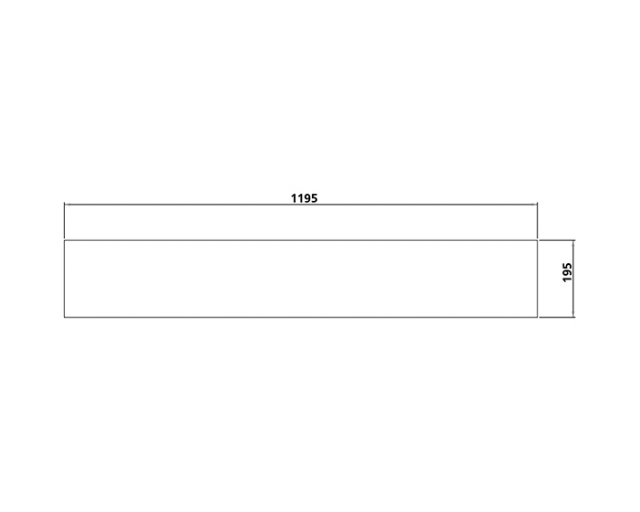 Hygienskydd 1195x195mm