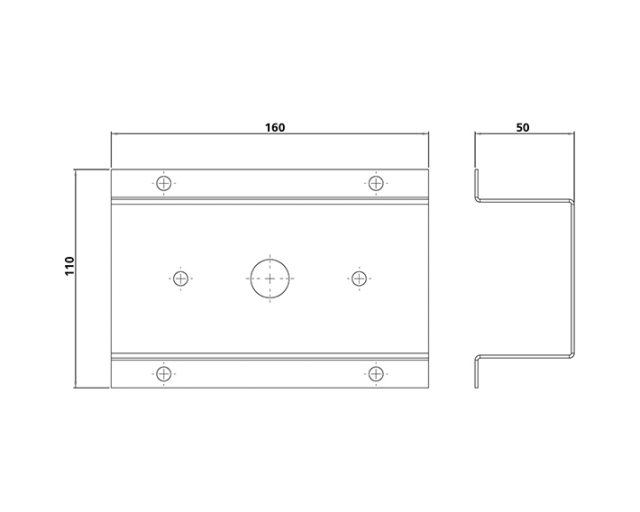 Distans Utanpåliggande kabel