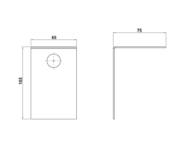Fäste för systemtak (par)