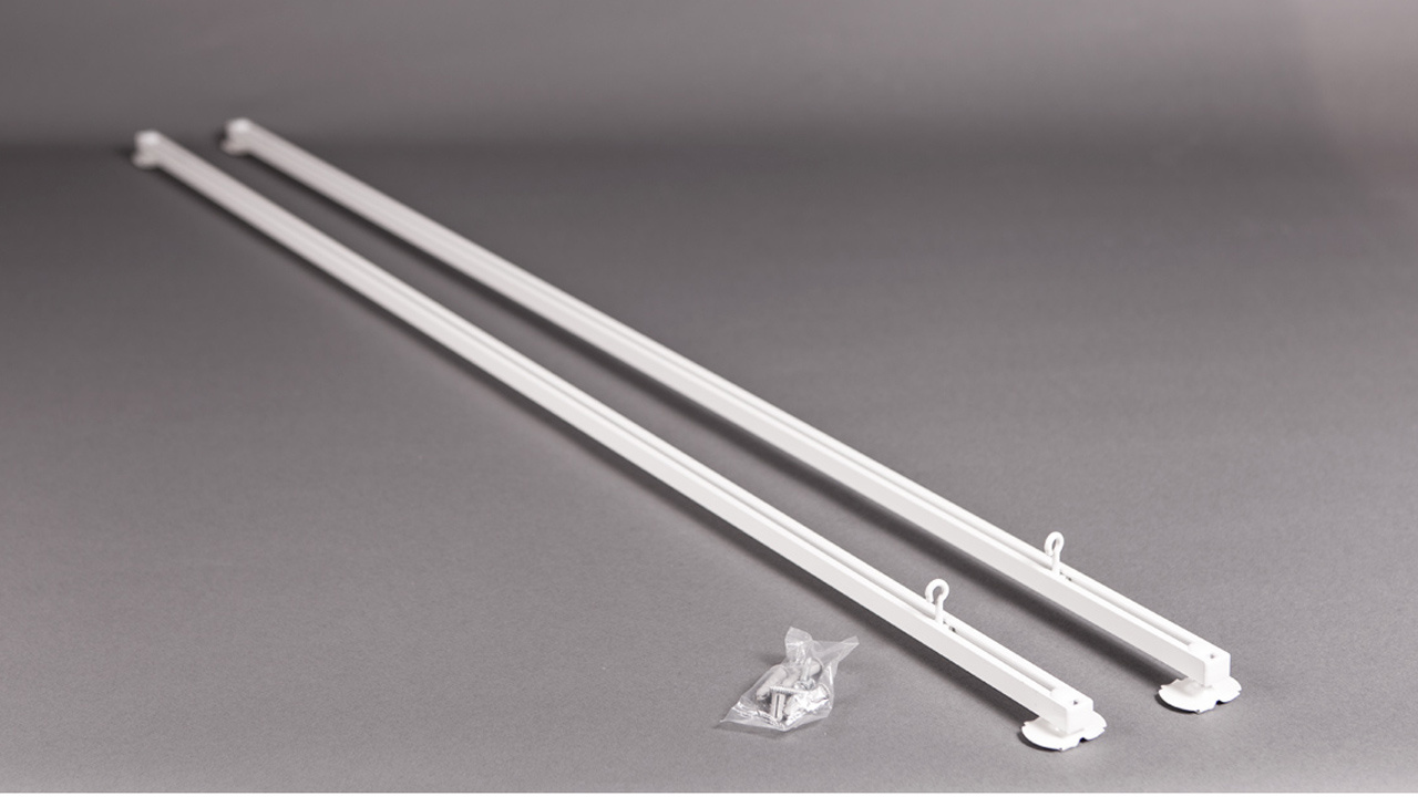 Bärskena 600mm för T-profil Svart