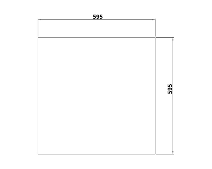 Hygienskydd 595x595mm